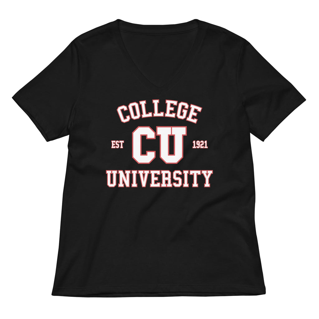 College University Women's V-Neck Tee product image 1