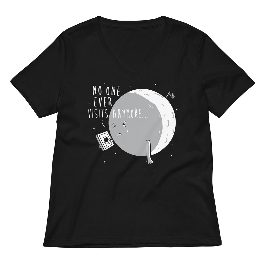 No One Ever Visits Anymore Women's V-Neck Tee product image 1