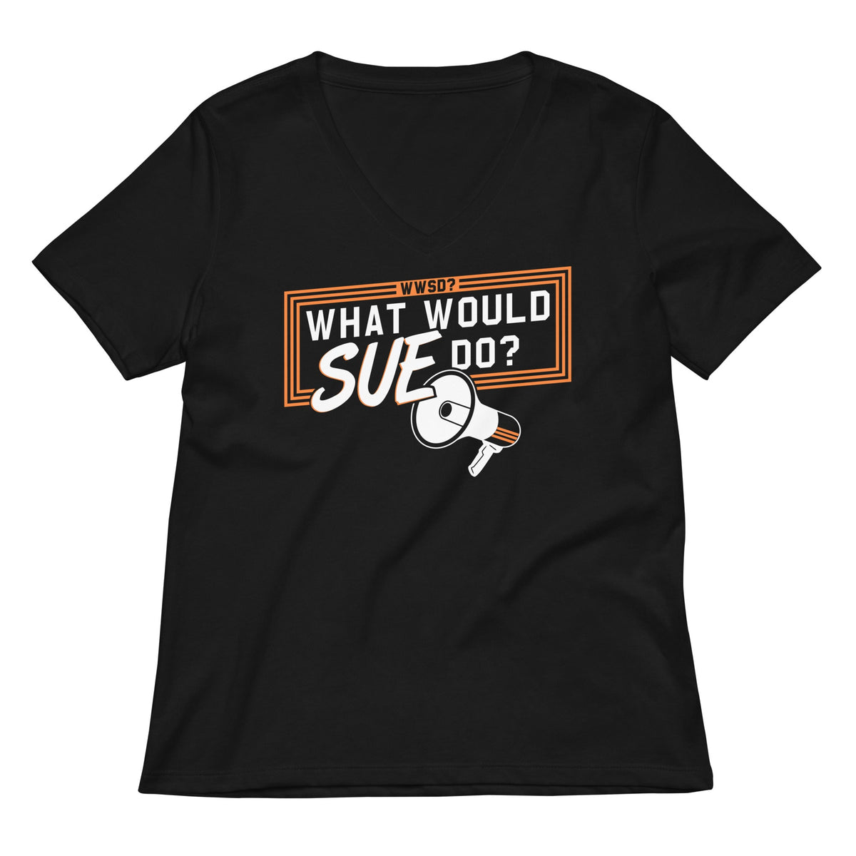 What Would Sue Do? Women's V-Neck Tee product image 2