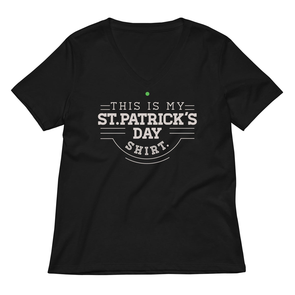 This Is My St. Patrick's Day Shirt Women's V-Neck Tee product image 1