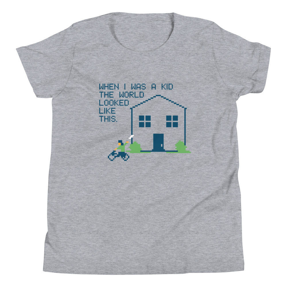 When I Was A Kid The World Kid's Youth Tee product image 1