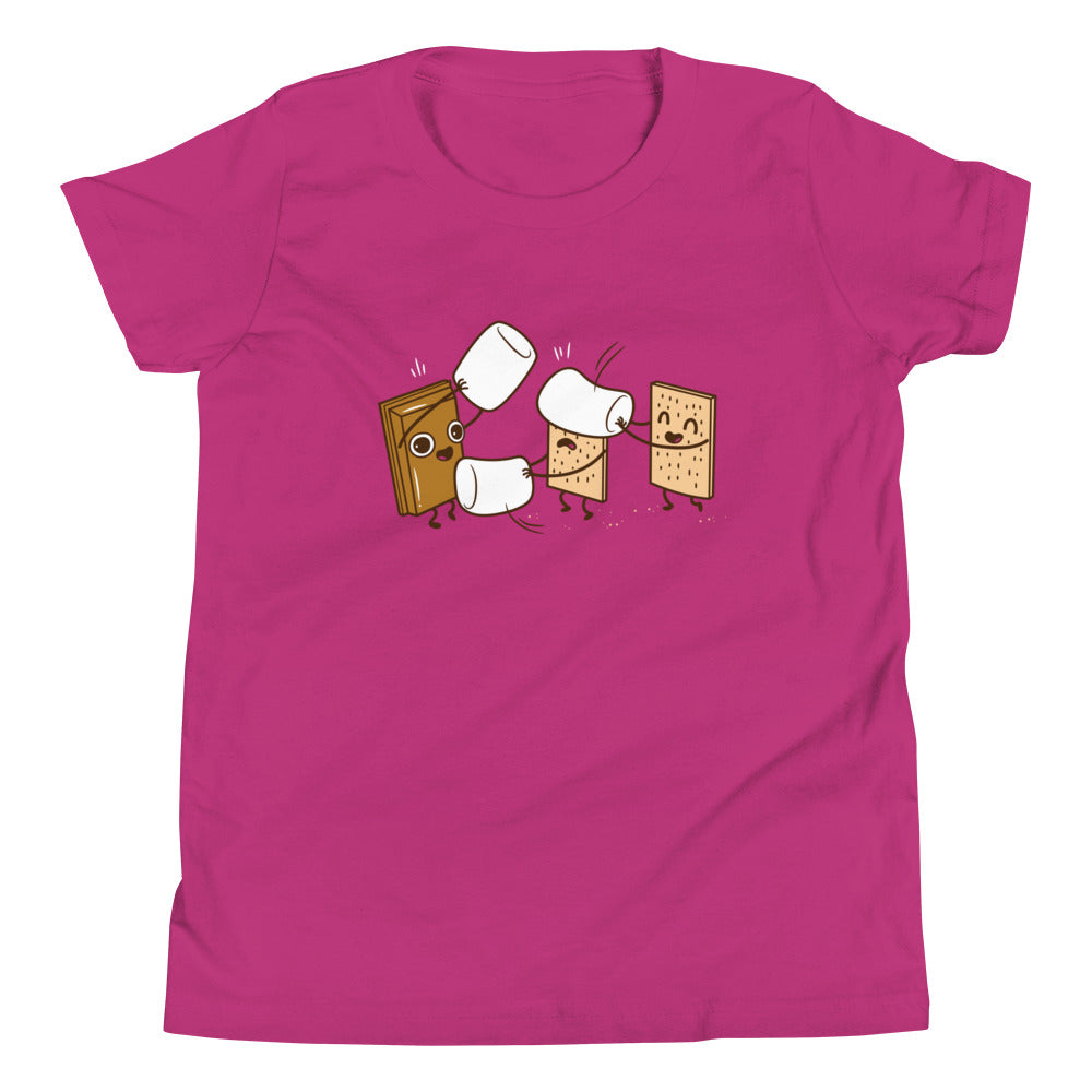 How S'mores Are Made Kid's Youth Tee product image 3