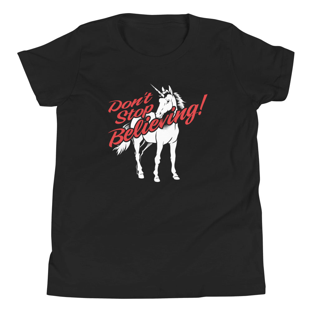 Don't Stop Believing Unicorn Kid's Youth Tee product image 2