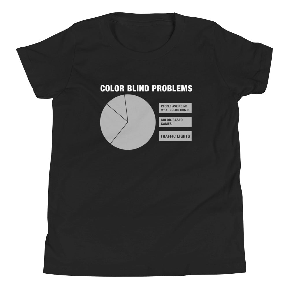 Color Blind Problems Kid's Youth Tee product image 2