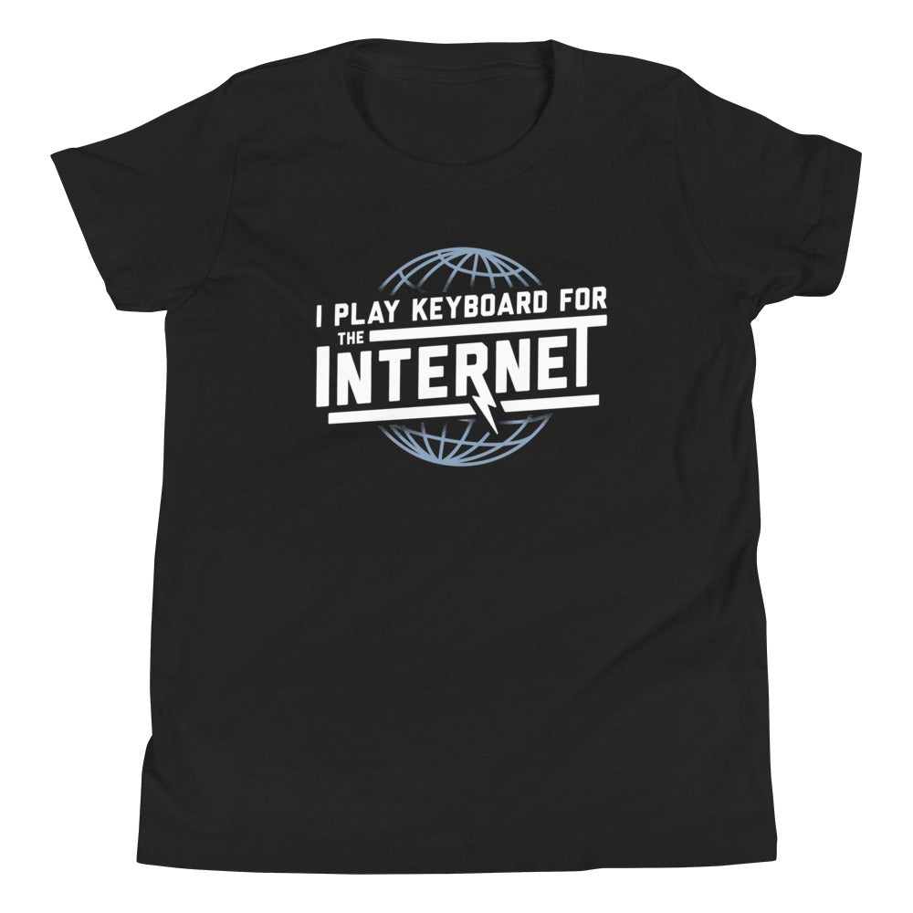 I Play Keyboard For The Internet Kid's Youth Tee product image 2