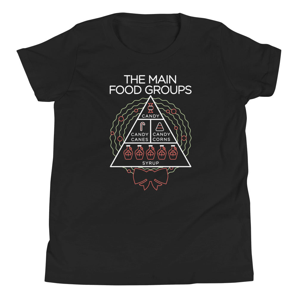 The Main Food Groups Kid's Youth Tee product image 3