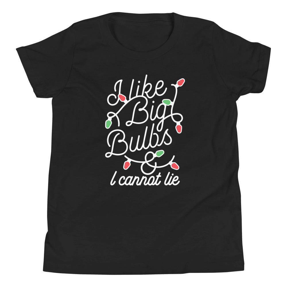 I Like Big Bulbs & I Cannot Lie Kid's Youth Tee product image 2