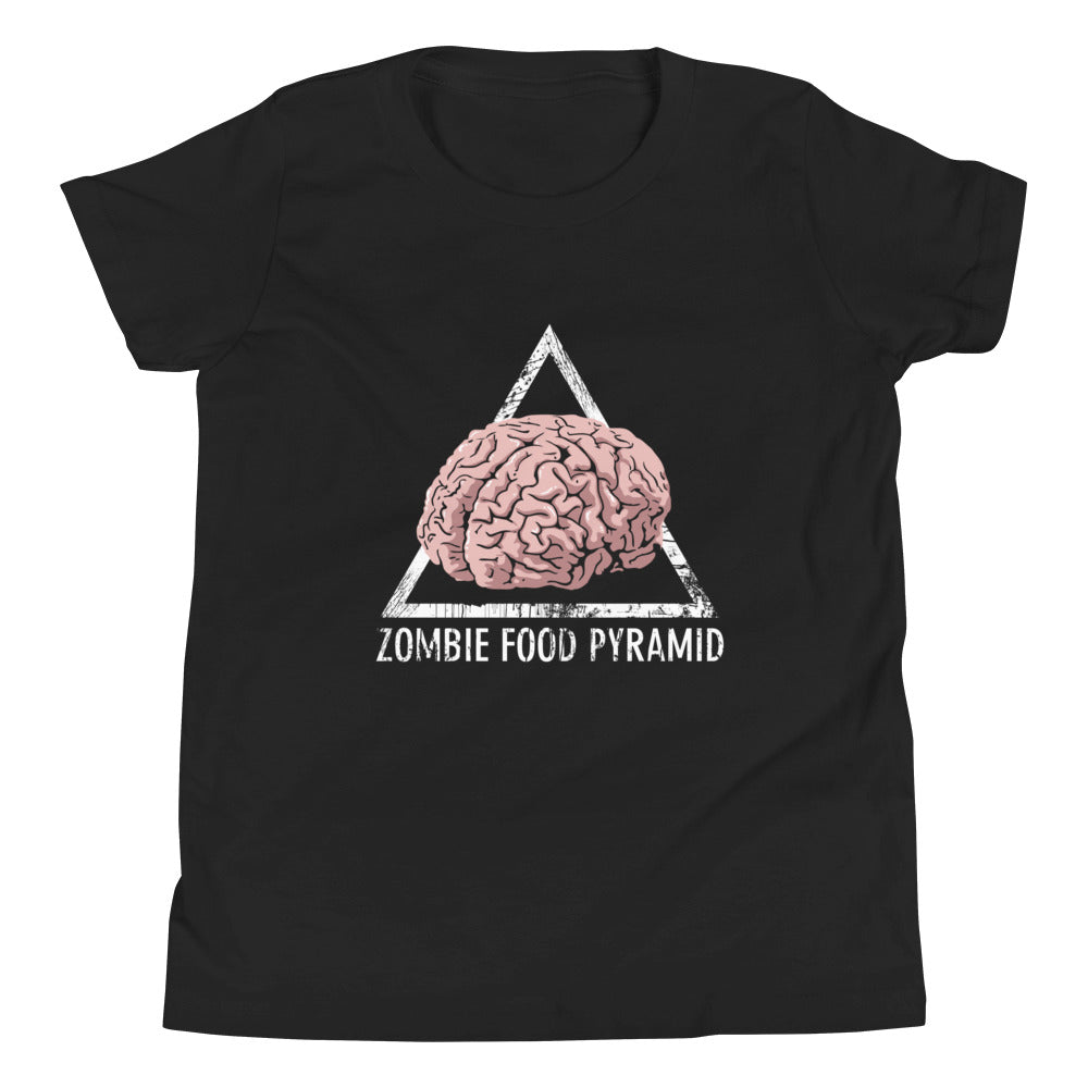 Zombie Food Pyramid Kid's Youth Tee product image 2
