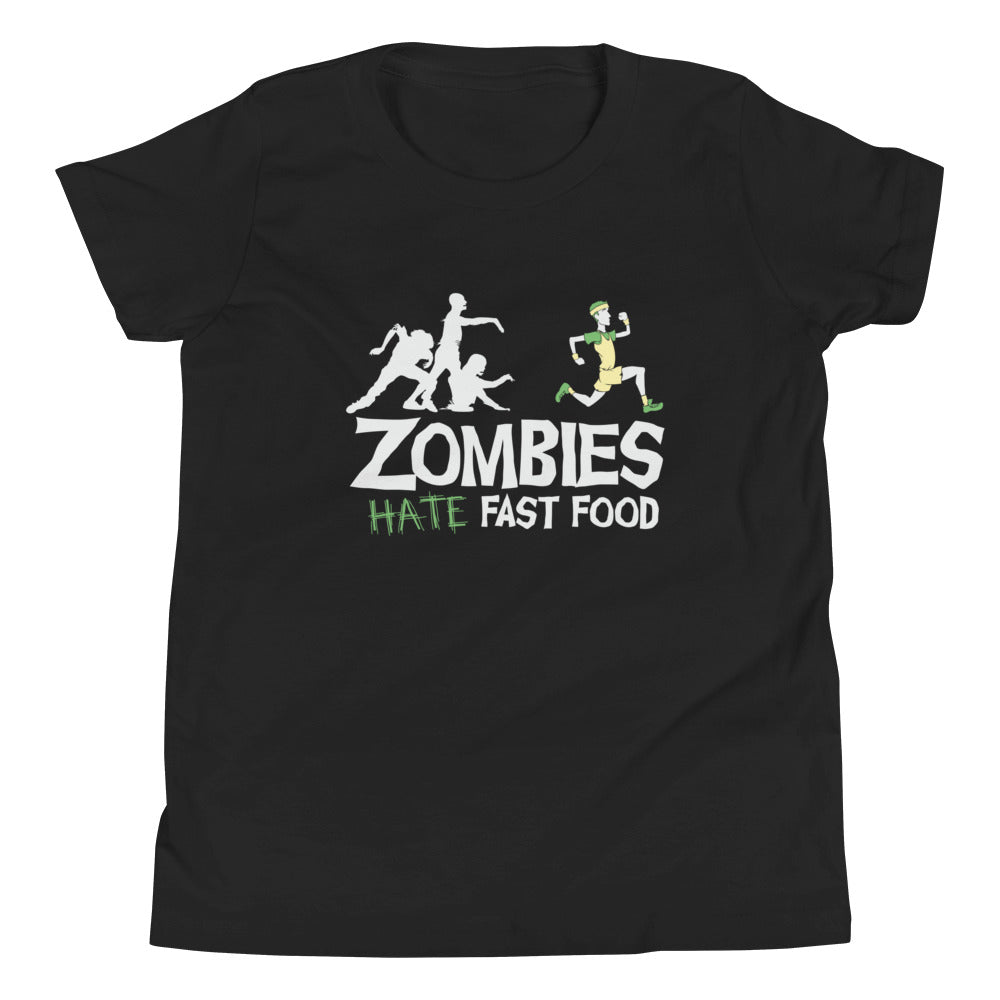 Zombies Hate Fast Food Kid's Youth Tee product image 2