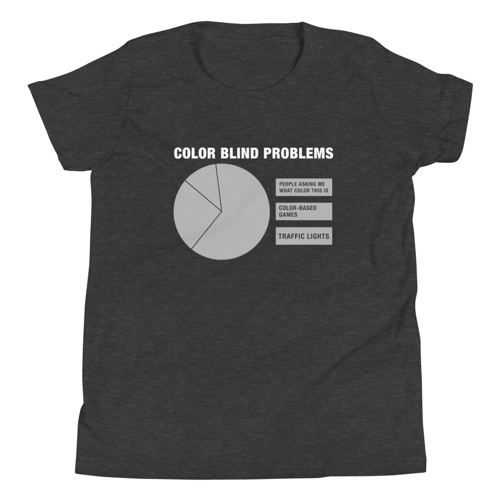 Color Blind Problems Kid's Youth Tee product image 1