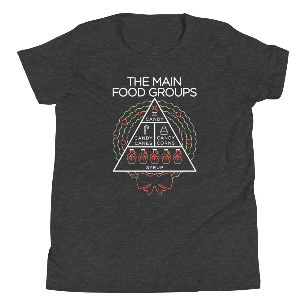 The Main Food Groups Kid's Youth Tee product image 1