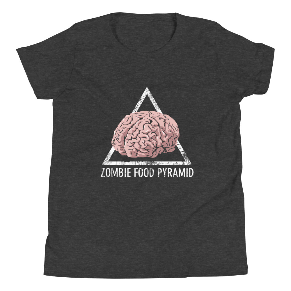 Zombie Food Pyramid Kid's Youth Tee product image 4