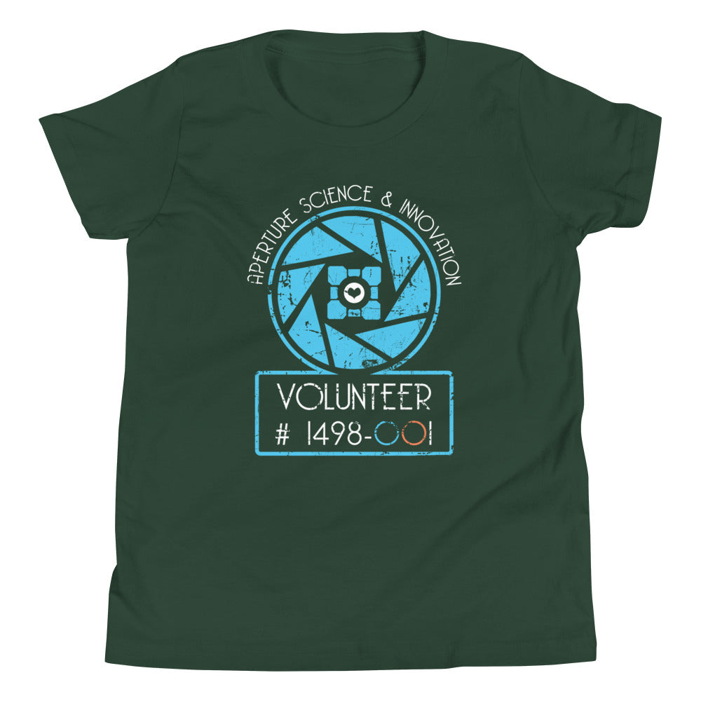 Aperture Science Volunteer Kid's Youth Tee product image 3