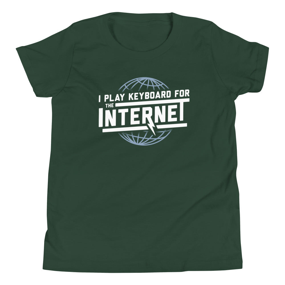 I Play Keyboard For The Internet Kid's Youth Tee product image 4