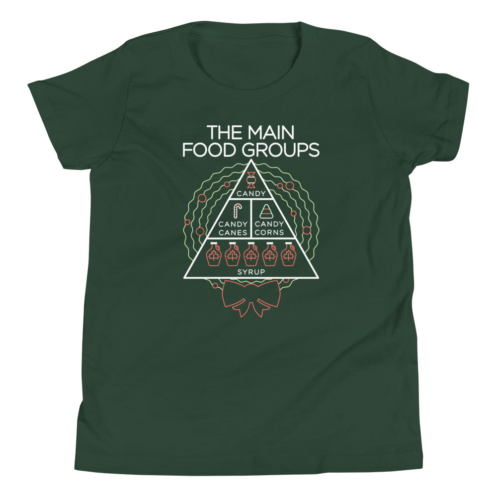 The Main Food Groups Kid's Youth Tee product image 6