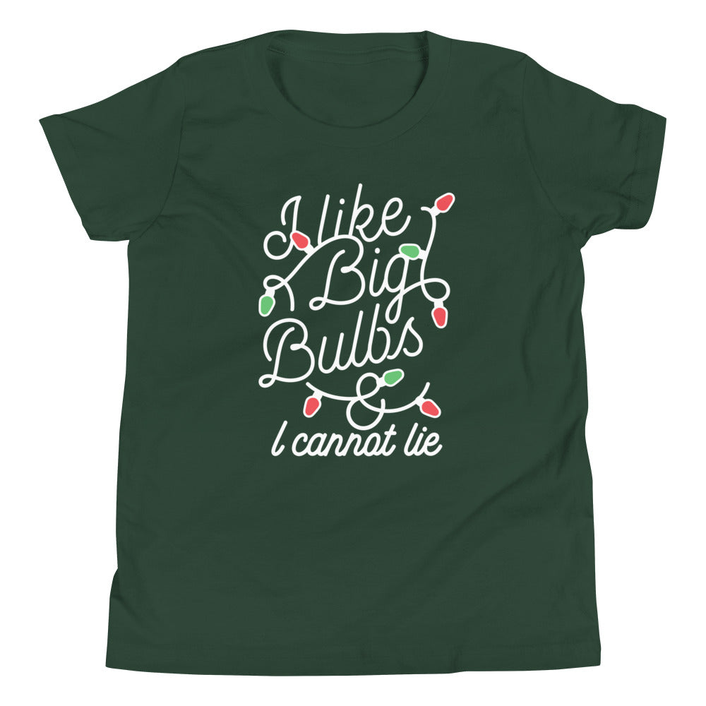I Like Big Bulbs & I Cannot Lie Kid's Youth Tee product image 5