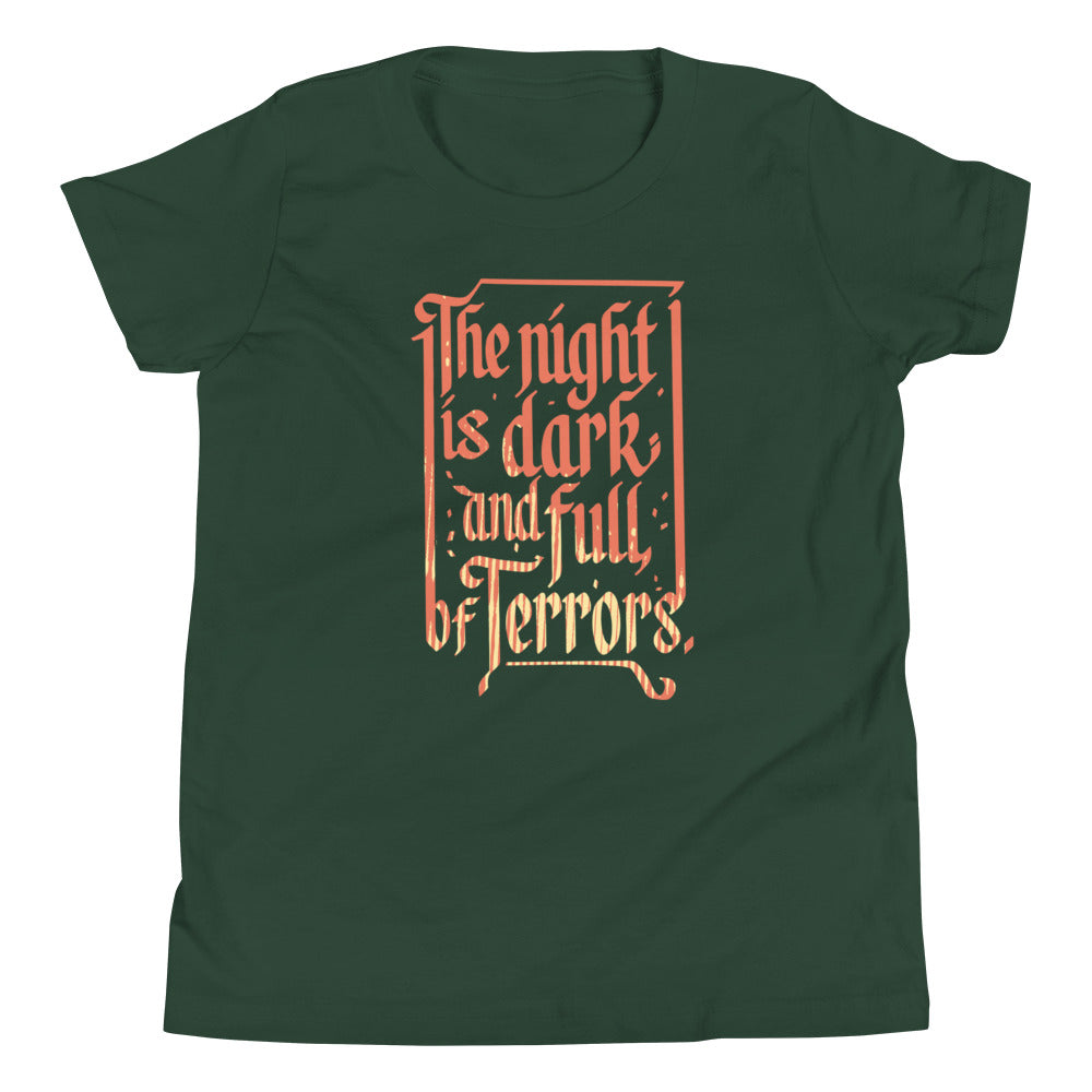 The Night Is Dark And Full Of Terrors Kid's Youth Tee product image 3