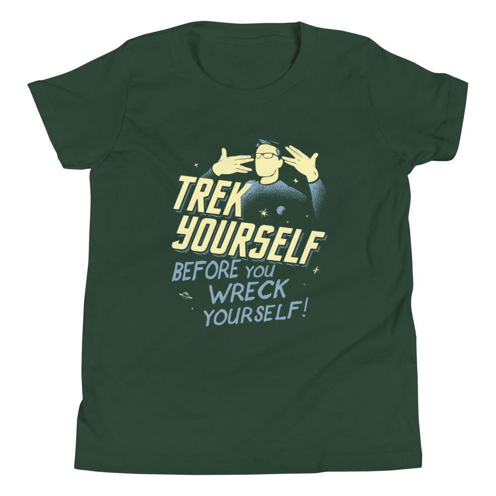 Trek Yourself Before You Wreck Kid's Youth Tee product image 4