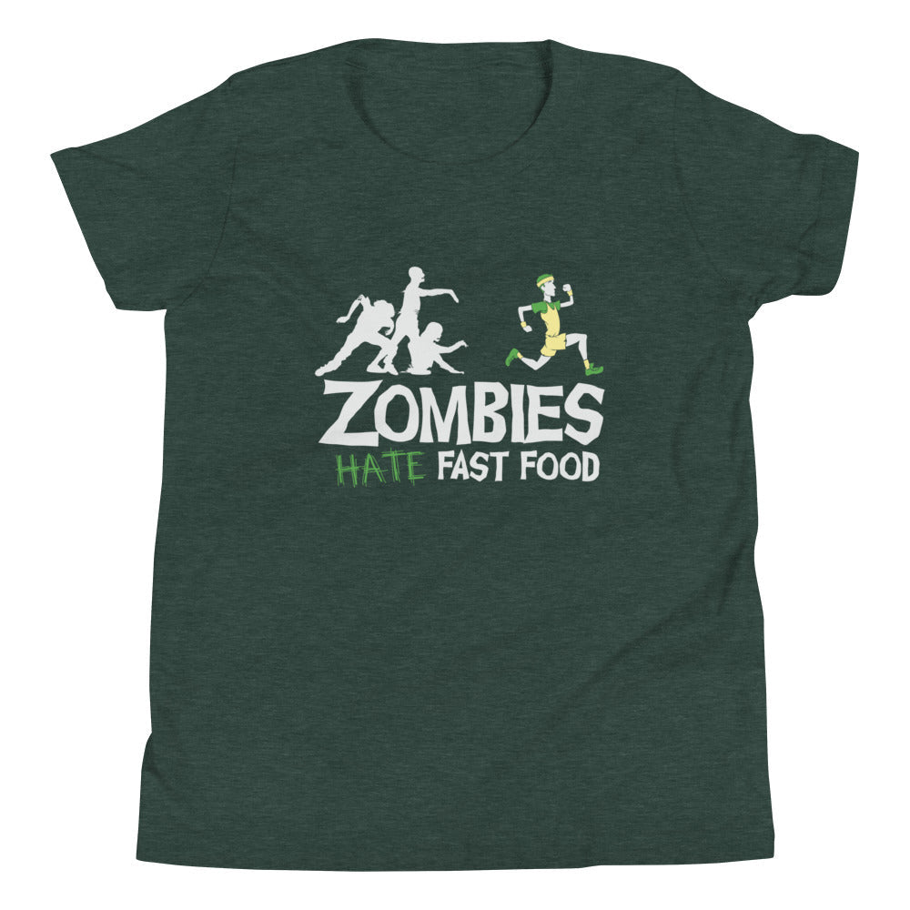 Zombies Hate Fast Food Kid's Youth Tee product image 6