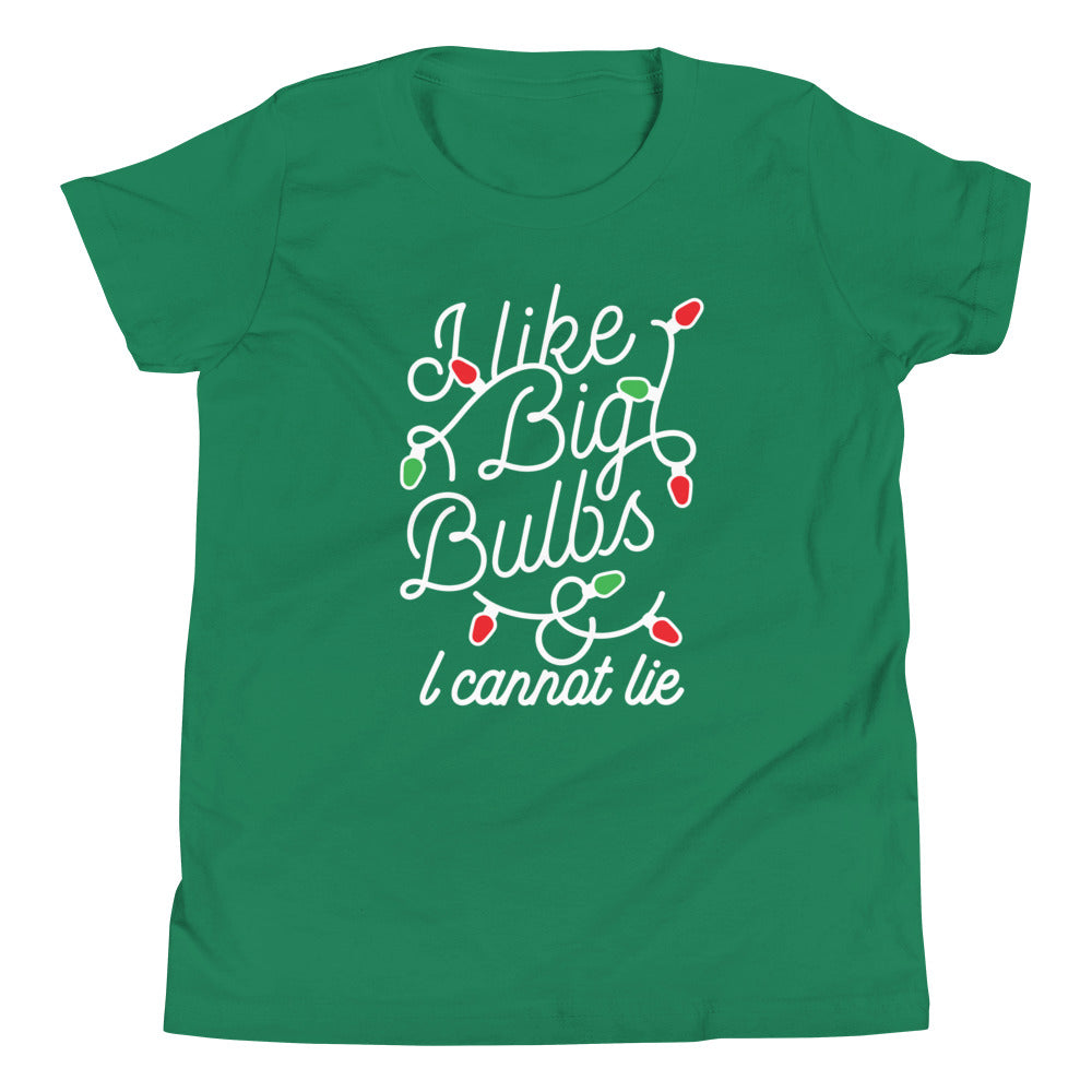 I Like Big Bulbs & I Cannot Lie Kid's Youth Tee product image 7