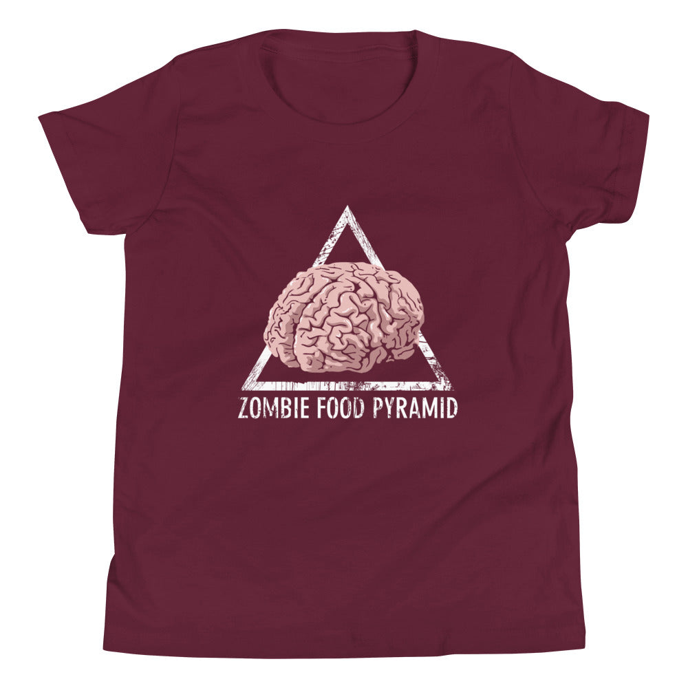 Zombie Food Pyramid Kid's Youth Tee product image 3