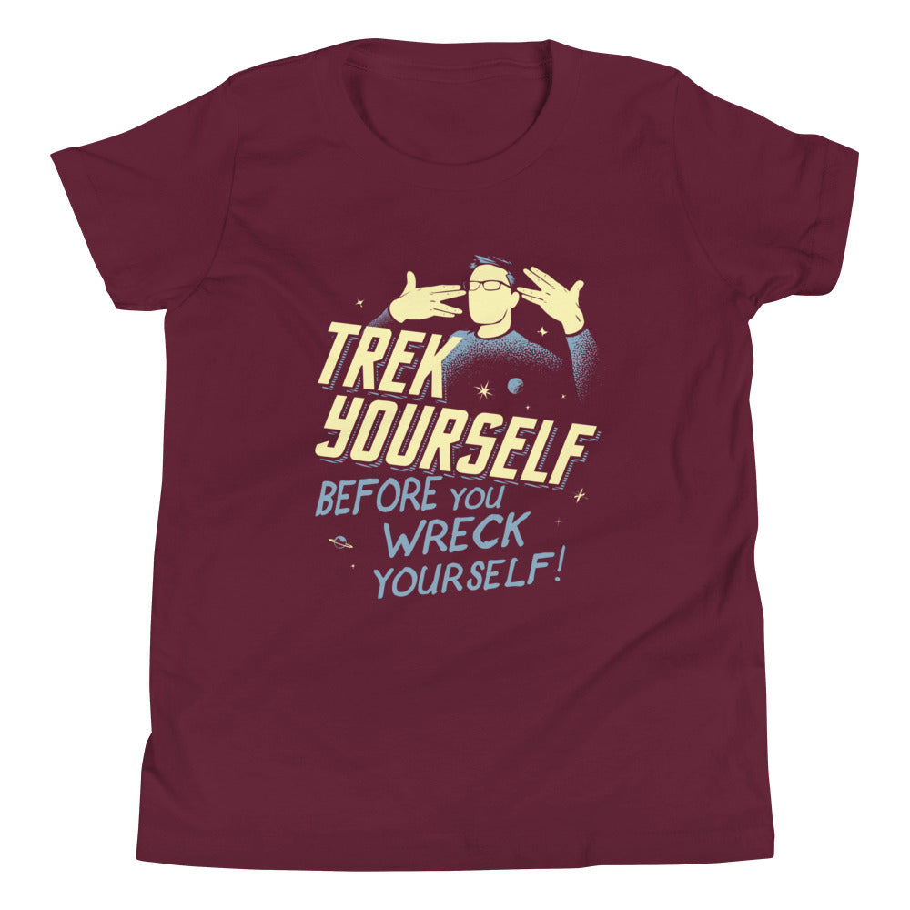 Trek Yourself Before You Wreck Kid's Youth Tee product image 3
