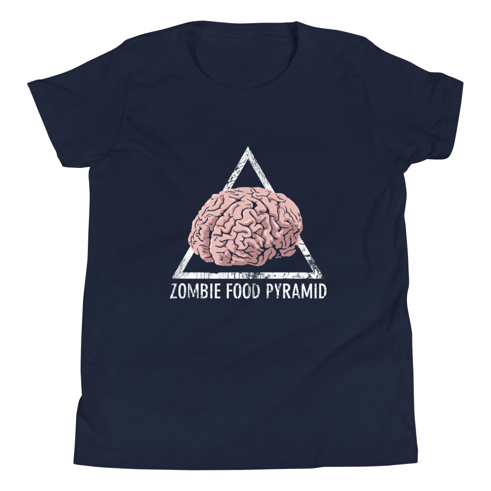 Zombie Food Pyramid Kid's Youth Tee product image 1