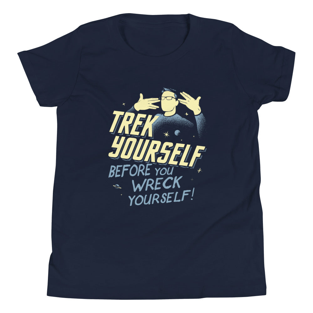 Trek Yourself Before You Wreck Kid's Youth Tee product image 1