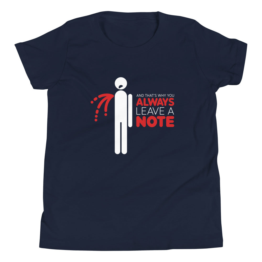 Always Leave A Note Kid's Youth Tee product image 2