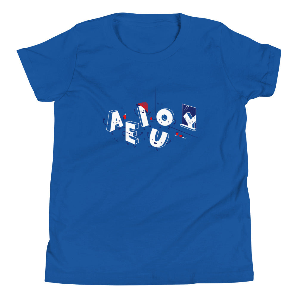 Vowel Party Time Kid's Youth Tee product image 2