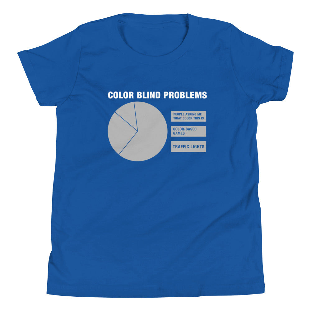 Color Blind Problems Kid's Youth Tee product image 6