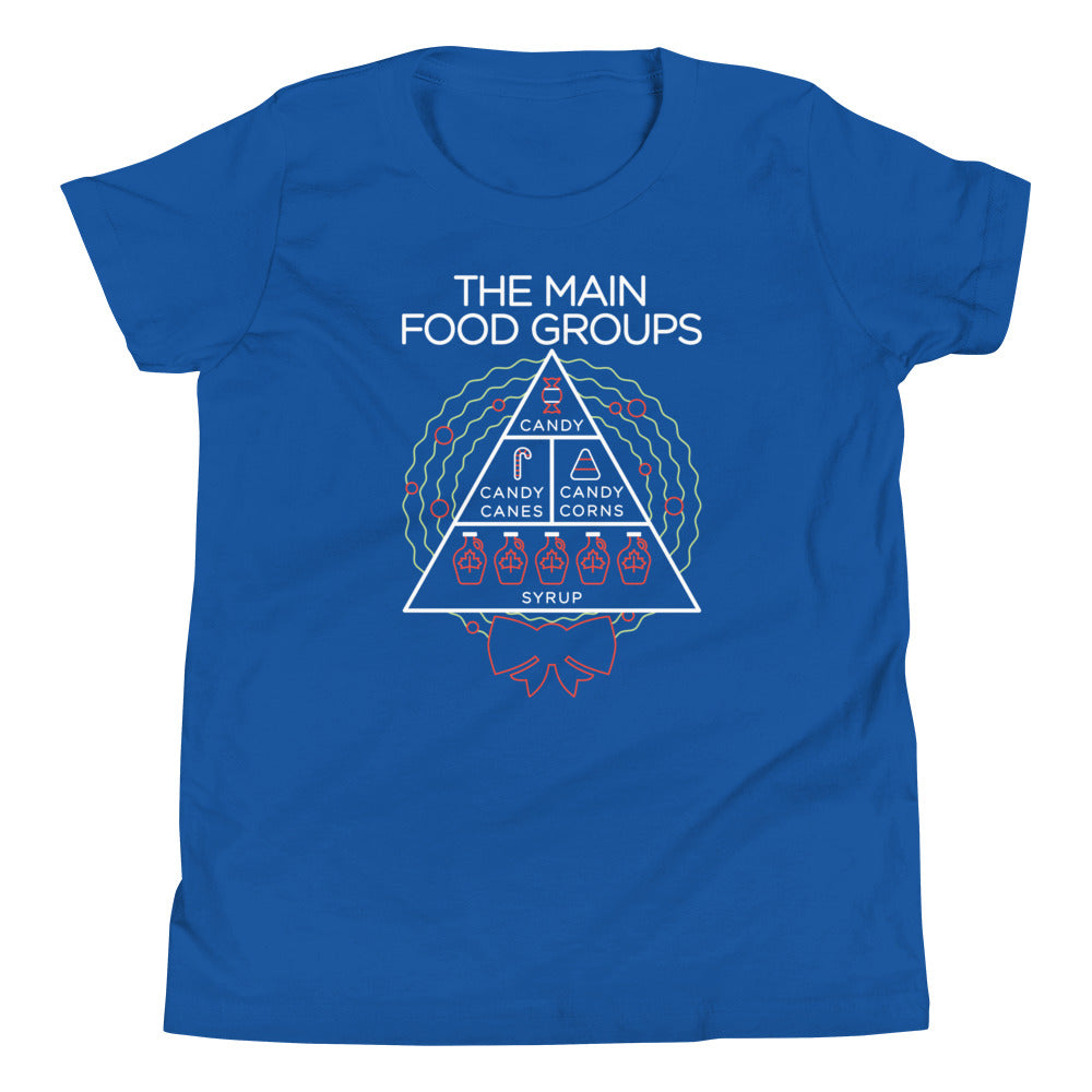 The Main Food Groups Kid's Youth Tee product image 2