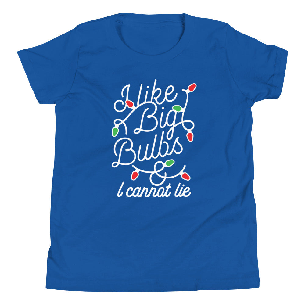 I Like Big Bulbs & I Cannot Lie Kid's Youth Tee product image 6