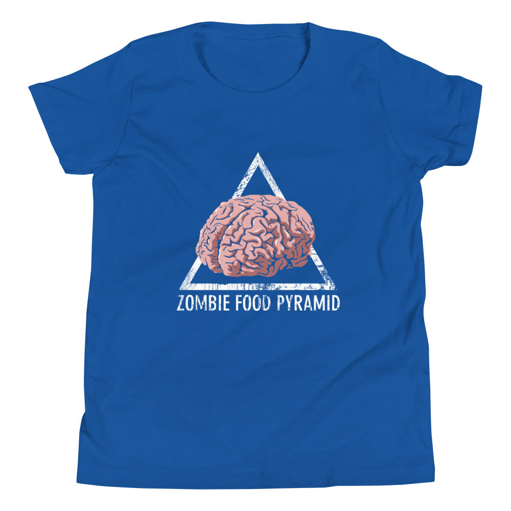Zombie Food Pyramid Kid's Youth Tee product image 5