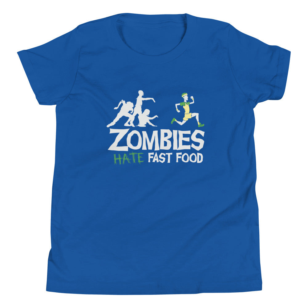 Zombies Hate Fast Food Kid's Youth Tee product image 5