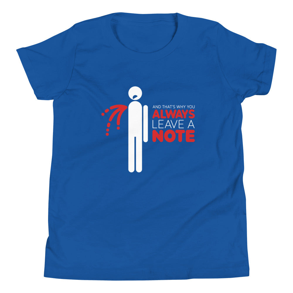 Always Leave A Note Kid's Youth Tee product image 6